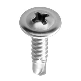 420 Pc Self Drilling Screw Assortment Set #8 #10 Hex/Phillips Head 1/2 to 2 Inch