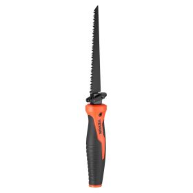 Jab Saw 6 in Keyhole Saw with Soft Grip Handle 8-In-1 Multi-Blades for Drywall