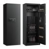 VEVOR 6-8 Gun Safe, Long Gun Cabinet for Rifles and Pistols, Quick Access Fireproof Rifle Safe with 3 Ammo Slots and 2 Adjustable Racks