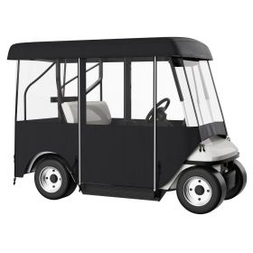 VEVOR Golf Cart Enclosure 86'', 4-Person Golf Cart Cover, 4-Sided Fairway Deluxe, 300D Waterproof Driving Enclosure with Transparent Windows