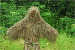 The "Tracker" Ghillie Poncho, Jute thread version| Color| Desert