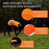Orange Reflective Dog Vest L Size Hi Visibility Fluorescent Blaze Dog Vest Helps Protect Your Best Friend from Motorists & Hunting Accidents On or Off
