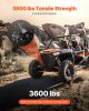 VEVOR Winch Mount 3600 lbs Trailer Hitch Winch Mount with 2-inch Receiver