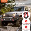 VEVOR 3/4" D-Ring Shackle, 2 Pack Alloy Steel Shackles 66139 lbs (30 Ton) Break Strength with 7/8" Screw Pin, Isolators & Washers