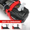X-BULL Winch-13500 lb. Load Capacity Electric Winch -12V DC Power for Towing Truck Off Road, 2 in 1 Wireless Remote,13500 XRS Series