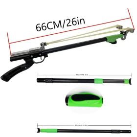 "High-Power Metal Slingshot â€“ Black Ergonomic Handle, Precision Trigger for Hunting, Jungle Expeditions & Outdoor Survival Gear"