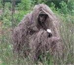 The "Tracker" Ghillie Poncho, Jute thread version (Options: Woodland)