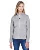 Ladies' Bristol Full-Zip Sweater Fleece Jacket - GREY HEATHER - XS