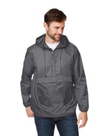 Adult Zone Protect Packable Anorak Jacket - BLACK - XS (Color: SPORT GRAPHITE, size: S)