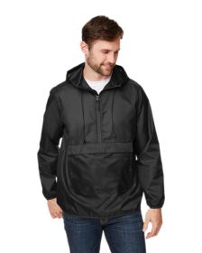Adult Zone Protect Packable Anorak Jacket - BLACK - XS (Color: Black, size: M)