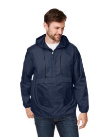Adult Zone Protect Packable Anorak Jacket - BLACK - XS (Color: SPORT DARK NAVY, size: 3XL)
