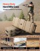 Hard Rifle Case, Lockable Rifle Case with Pre-cut Foams, 52 in Gun Storage with Wheels