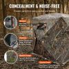 VEVOR Hunting Blind, 270Â° See Through Ground Blind, 1-2 Person Pop Up Deer Blind for Hunting with Carrying Bag, Portable Resilient Hunting Tent