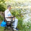 360Â° Swivel Hunting Chair Portable Foldable Hunting Chair with Mesh Cup Holder and Storage Pockets