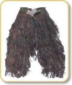 BDU Ghillie Suit Pants| Color| Desert (Options: 2X Large - Regular)