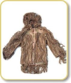 Sniper BDU Ghillie Suit Jacket| Color| Woodland (Options: Large - Regular)
